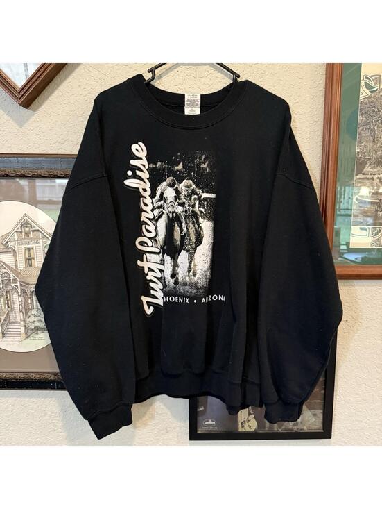 American Vintage Other - Vintage 00s Turf Paradise Horse Racing Sweatshirt Phoenix Arizona Size XL